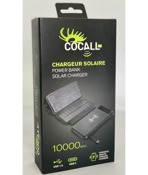 COCALL CHARGEUR SOLAIRE PORTATIF