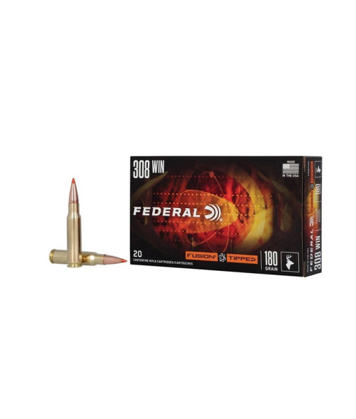 FEDERAL FUSION TIPPED 308WIN 180GR