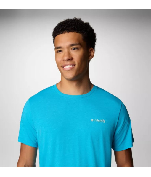 COLUMBIA T-SHIRT PFG UNCHARTED BLEU ROYAL