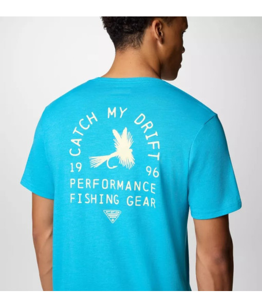 COLUMBIA T-SHIRT PFG UNCHARTED BLEU ROYAL