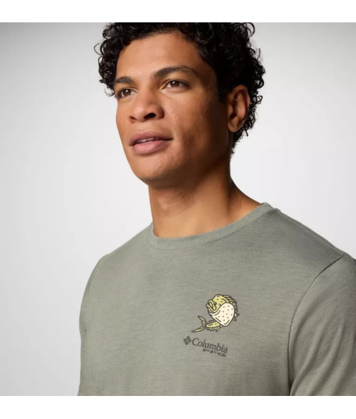 COLUMBIA T-SHIRT DORADO TACO GRIS PALE