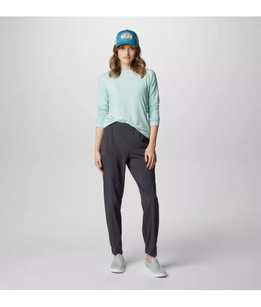 COLUMBIA PANTALON FEMME PFG UNCHARTED PULL-ON CHARCOAL