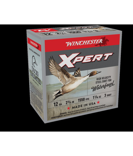 WINCHESTER XPERT 12GA 2 3/4'' 1 1/16OZ #3 1550FPS