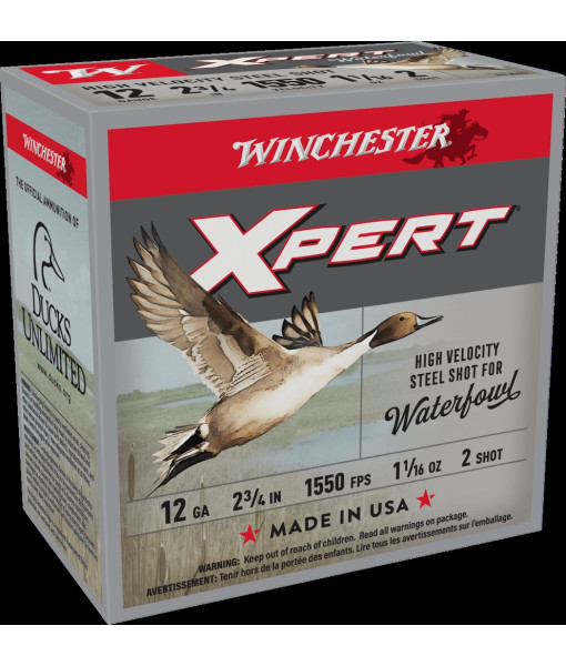 WINCHESTER XPERT 12GA 2 3/4'' 1 1/16OZ #2 1550FPS