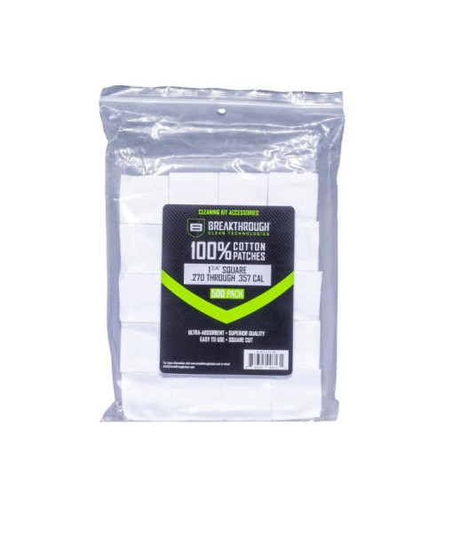 BREAKTHROUGH PATCHES COTTON CARRÉ 1 3/4'' 500UN