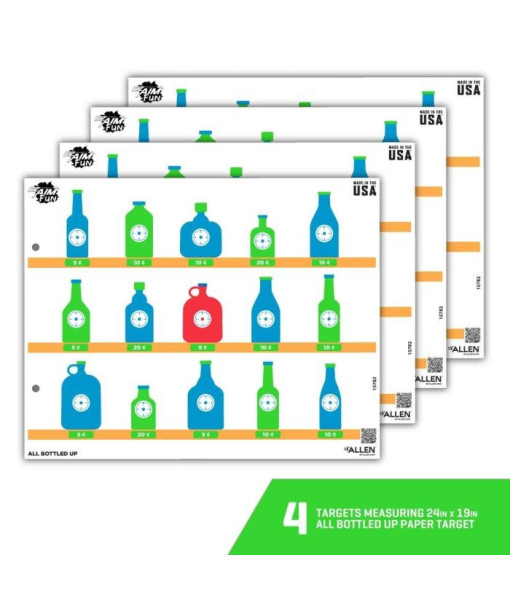 EZ AIM CIBLE DE PRATIQUE BOUTEILLE 24X19 4UN