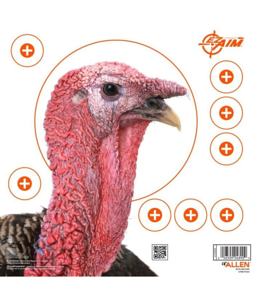 EZ AIM CIBLE PAPIER DINDON 12X12 6UN