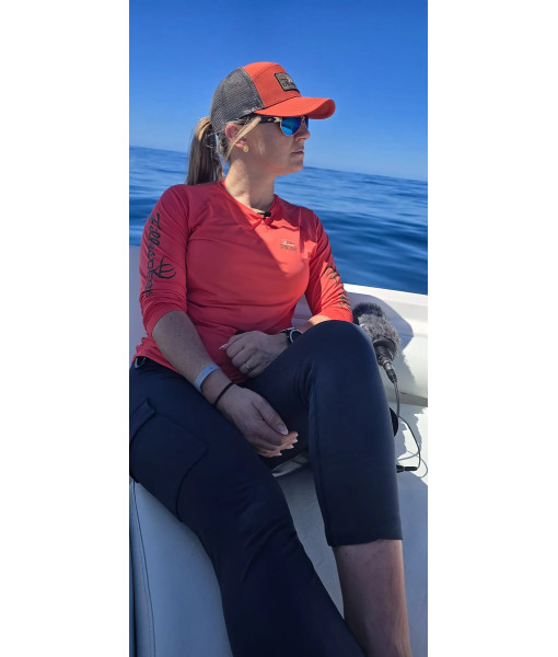 SPORTCHIEF CHANDAIL TETRA LS CORAIL FILLES DE BOIS