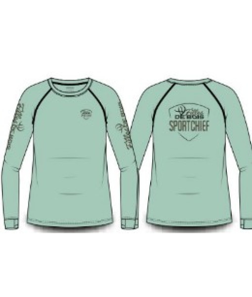 SPORTCHIEF CHANDAIL TETRA LS VERT FILLES DE BOIS