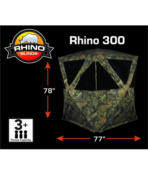 RHINO BLINDS RHINO-300 MOSSY OAK  BREAK-UP COUNTRY