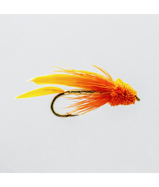 NEPTUNE FLIES ALL ORANGE MUDDLER STREAMER #4