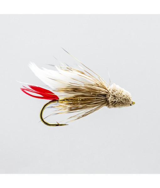 NEPTUNE FLIES WHITE MUDDLER STREAMER #4