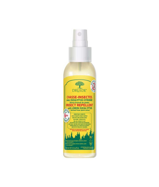 DRUIDE CHASSE-INSECTES EUCALYPTUS CITRON 130ML