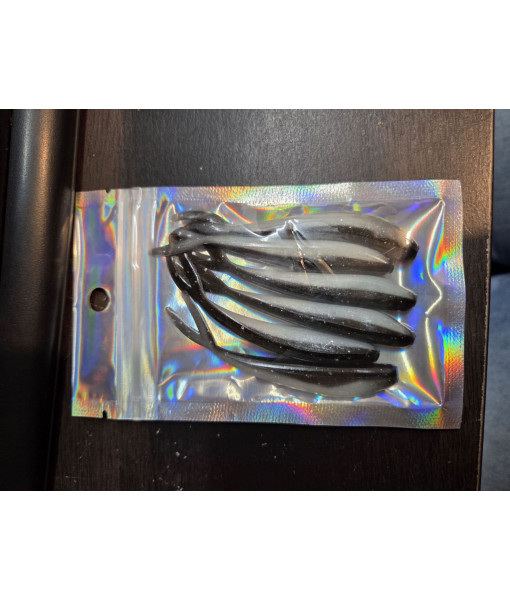 BJ LEURRE TRACER NOIR ET SILVER 3'' 6UN