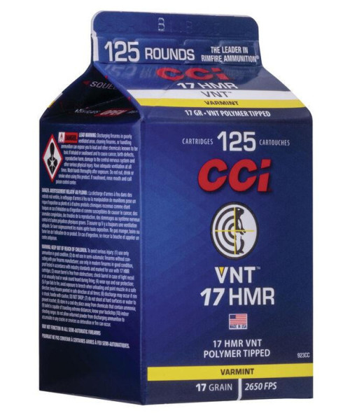 CCI VNT 17HMR 17GR 125UN