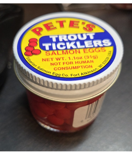 PETE'S EGGS TROUT TRICKLERS RED 31G