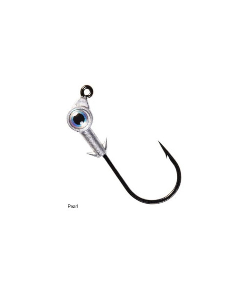 ZMAN TETES DE JIGS SWIMBAIT EYE 1/2 OZ PERLE PAQUET DE 3
