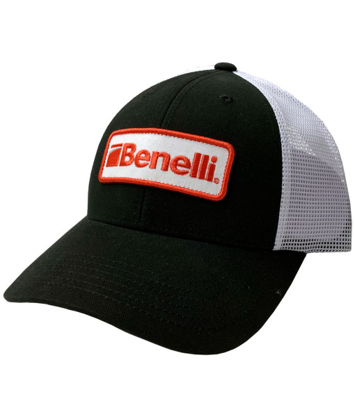 BENELLI CASQUETTE TRUCKER BLANCHE ET NOIR