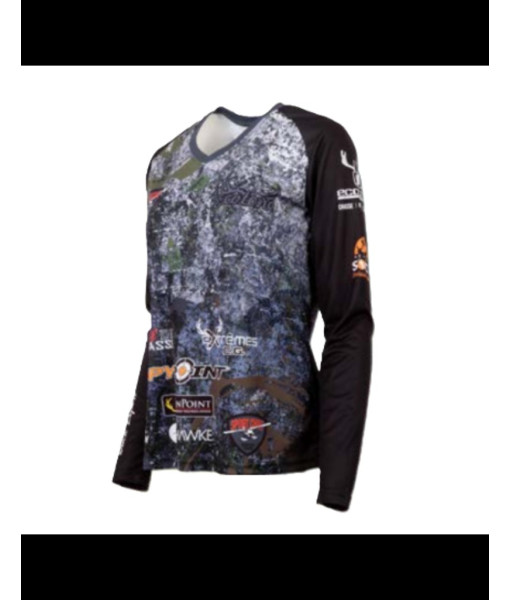 ECOTONE CHANDAIL PRO STAFF NOIR/GRIS FEMME