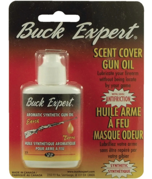 BUCK EXPERT HUILE POUR ARME ODEUR DE TERRE 36ML