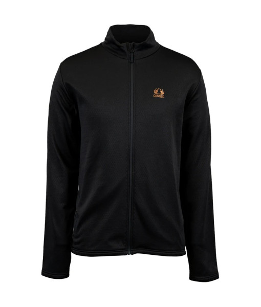 CONNEC FENCE JERSEY FULL ZIP BLACK MOOSE