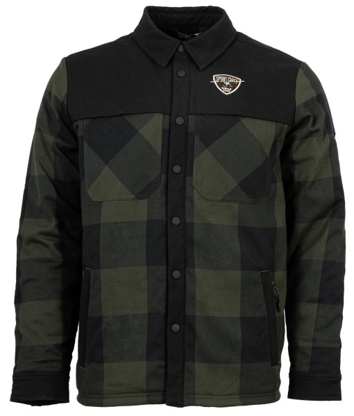 SPORTCHIEF CHEMISE CAROTTE DOUBLE ROUGE SUGAR SHACK HUGO STRONG