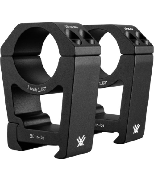 VORTEX SPORT RIFLESCOPE RINGS 1'' EXTRA-HIGH