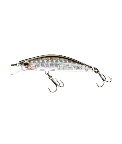 YO-ZURI 3DR-X FLAT HEAVY MINNOW SINKING 2''3/8 1/4OZ PRISM SILVER BLACK