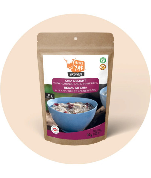 Régal Au Chia Aux Amandes Et Canneberges