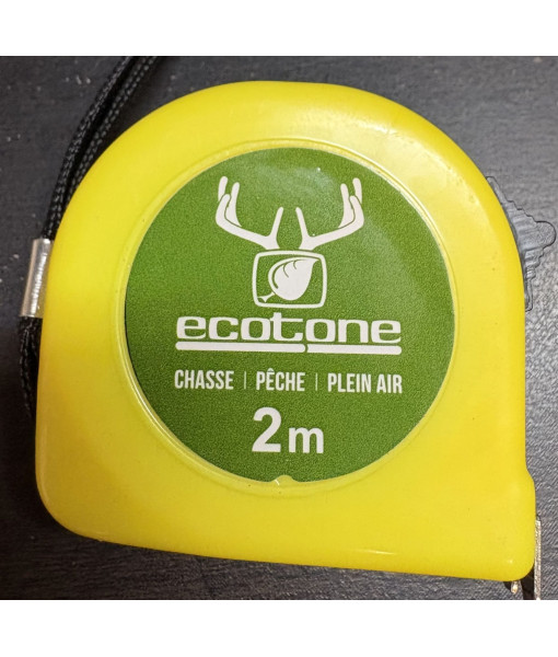 ECOTONE RUBAN A MESURER JAUNE 2M
