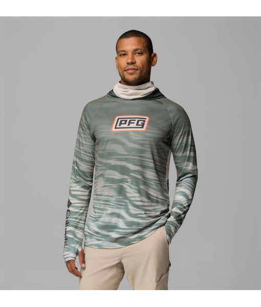 COLUMBIA SUPER TERMINAL TACKLE VENT HOODIE VERT