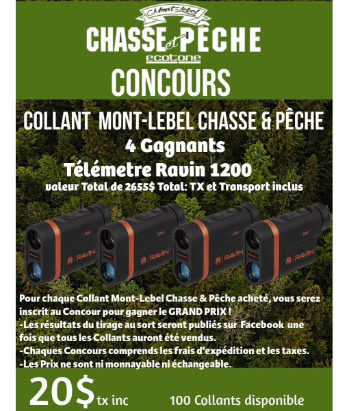 Tirage Promotionnel Telemetre Ravin