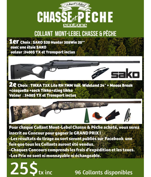 Tirage Promotionnel Sako / Tikka