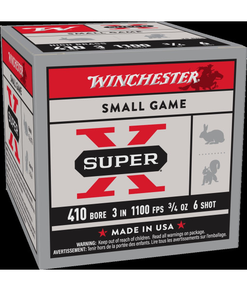 WINCHESTER SUPER X 410GA 3'' #6