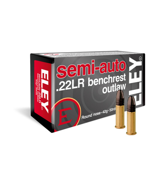 ELEY SEMI-AUTO BENCHREST OUTLAW 22LR 42GR