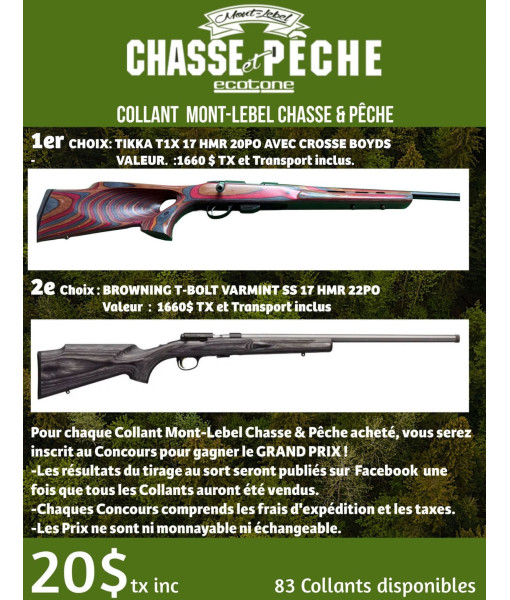CONCOURS PROMOTIONNEL 17HMR