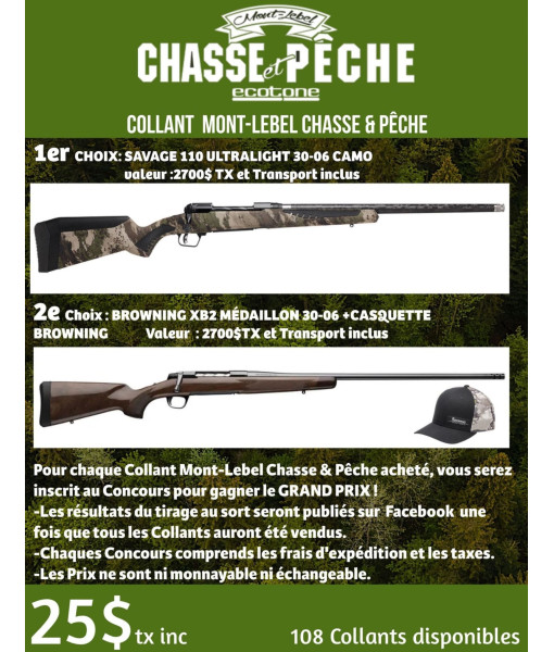 CONCOURS PROMOTIONNEL SAVAGE/BROWNING