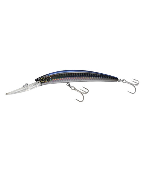 YO-ZURI CRYSTAL MINNOW DEEP DIVER 3''1/2 3/8OZ GHOST BLACK