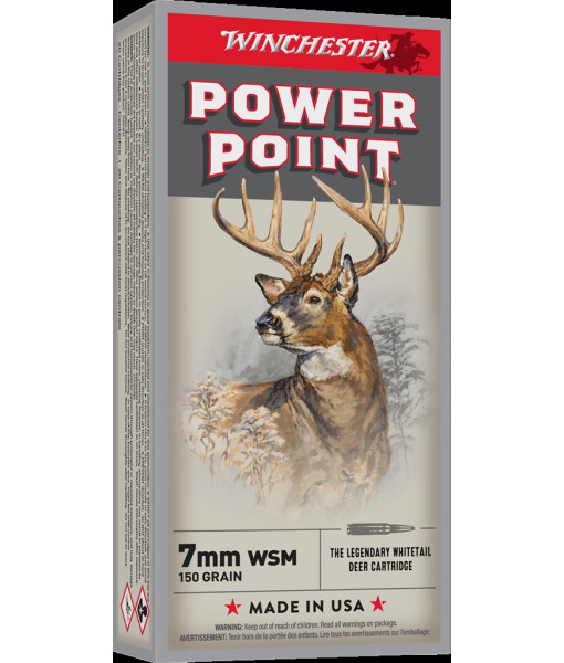 Winchester Super X 7MM WSM 150GR Power Point