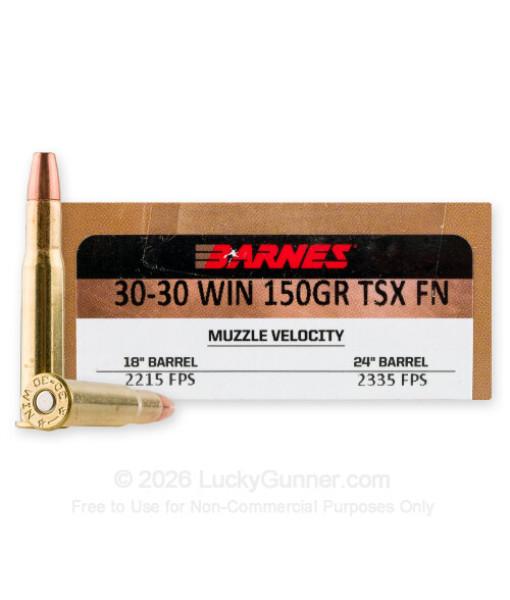 BARNES PIONEER 30-30 WIN 150GR TSX FN
