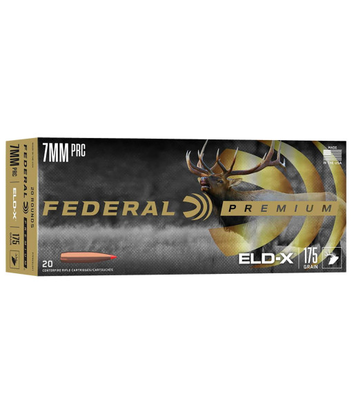 FEDERAL PREMIUM 7MM PRC ELD-X 175GR
