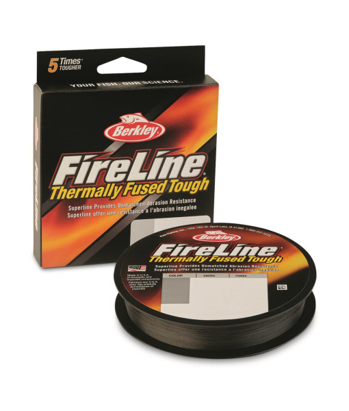 BERKLEY FIRELINE THERMALLY FUSED TOUGH 20LB 125YD SMOKE