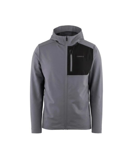 CONNEC OUTDOORS HOODIE CHANDLER FULL ZIP ASPHALT