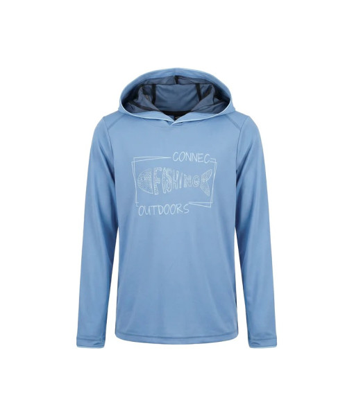 CONNEC OUTDOORS LT DRAFT HOODIE JUNIOR ASHEILGH BLUE