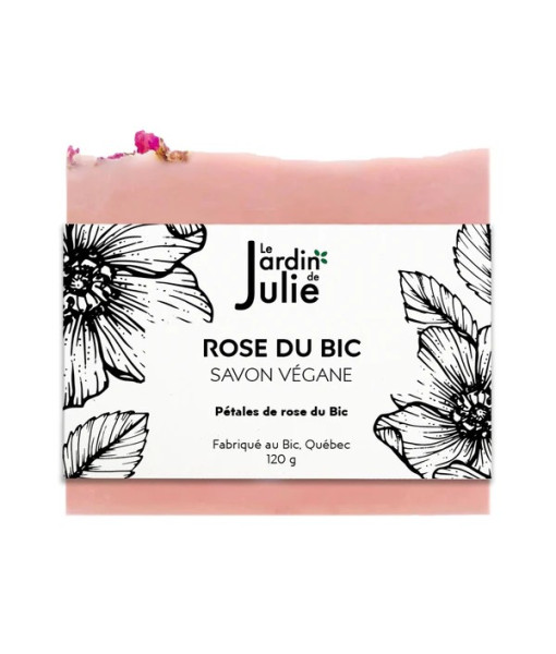LE JARDIN DE JULIE SABON VEGANE ROSE DU BIC 120G