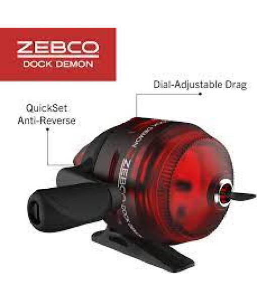 Zebco Dock Demon Rouge Enfant