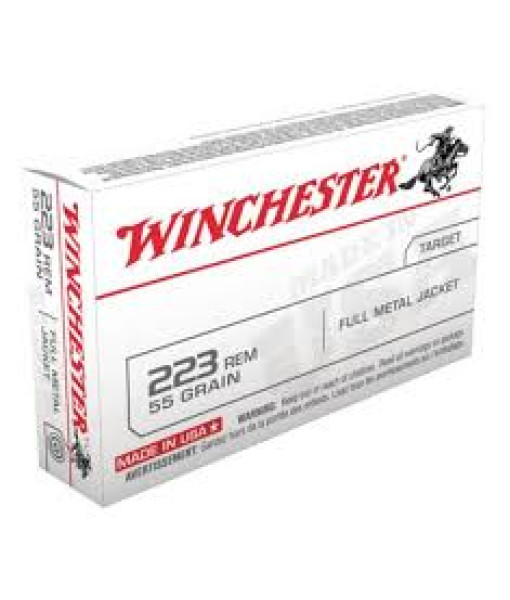 WINCHESTER 223 REM 55GR FMJ 3240FPS
