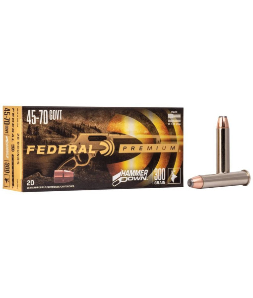 FEDERAL PREMIUM HAMMER DOWN 45-70 GOVT 300GR