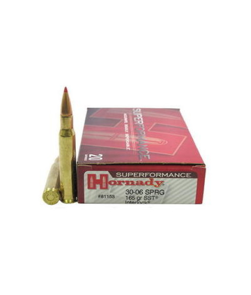 HORNADY SUPERFORMANCE 30-06 SPRG 165GR SST