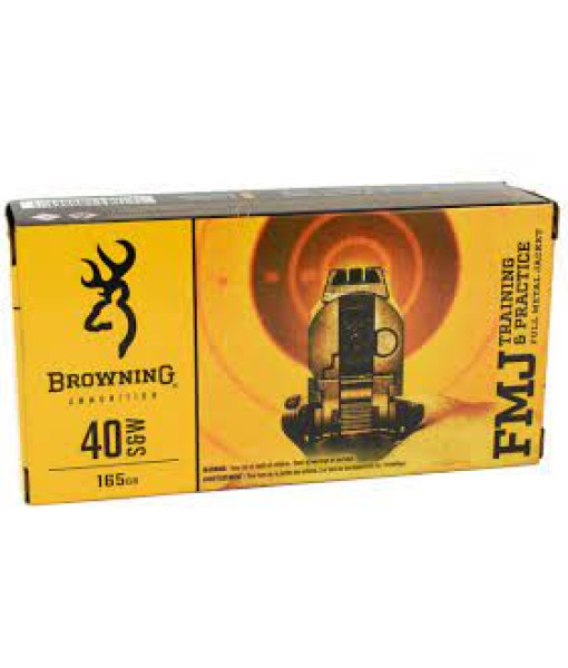 Browning 40 S&W 165gr Fmj